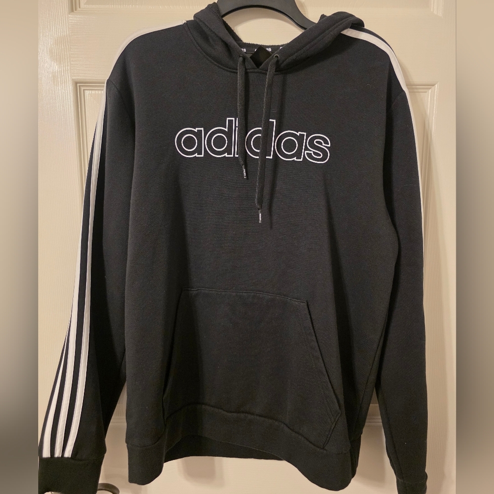 Adidas Black Men's Hoodie, M